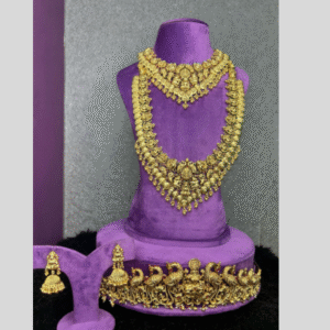 exclusive-antique-Lakshmi bridal jewellery