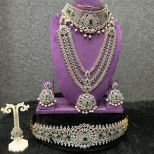 Royal American diamond Bridal Jewellery Set