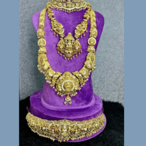 exclusive-antique-Lakshmi bridal jewellery