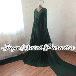 Bottle green bump frock