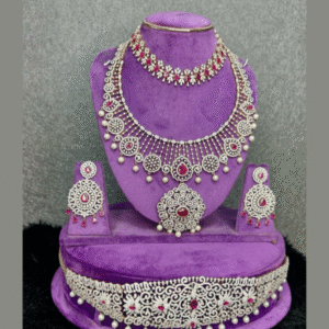 Royal American diamond Bridal Jewellery Set