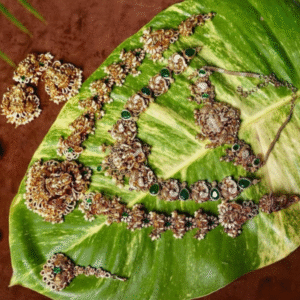 Antique Lakshmi bridal jewellery with Ruby