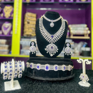 Purple American Diamond Jewellery