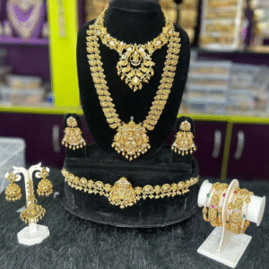 Antique jewellery with white stones