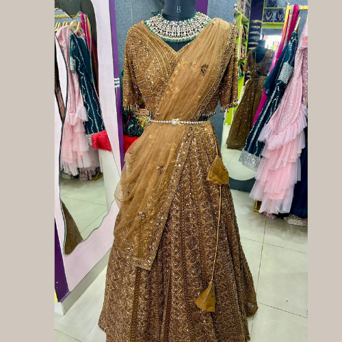 Copper Lehenga
