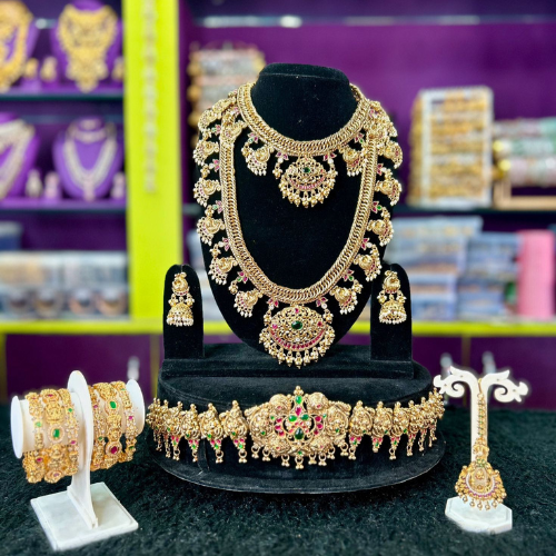 Exclusive guttapusalu Non idol bridal jewellery
