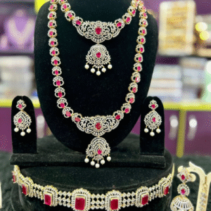 Ruby American Diamond jewellery