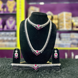 Ruby American Diamond minimal jewellery