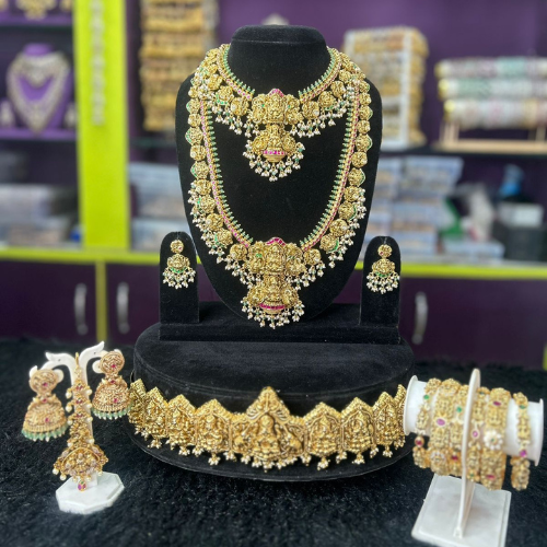 Guttapasalu Antique jadau bridal jewellery