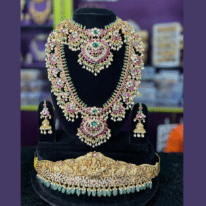 Jadau kemp guttapusalu jewellery