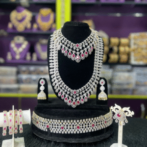 Ruby American Diamond jewellery